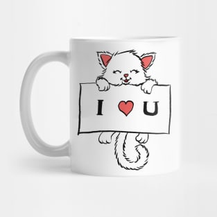 valentines kitten Mug